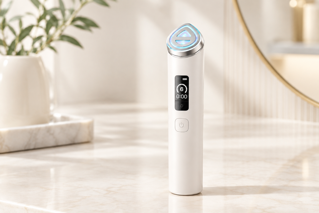1.Luxury Cyan LED Skincare Device
