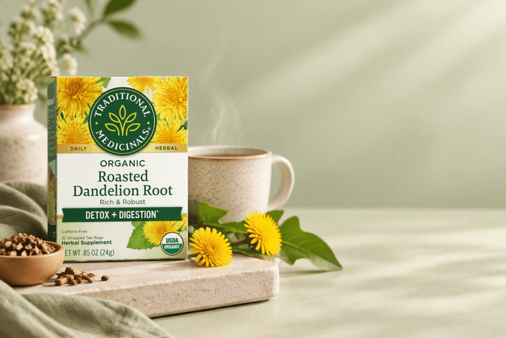 Traditional Medicinals Roasted Dandelion Root Tea